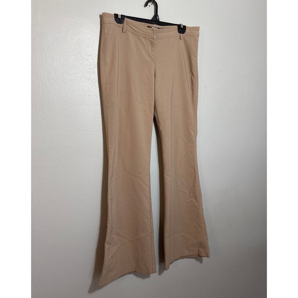 Women's Size 6 Rampage Vintage 90s Rampage Tan Khaki Flare Trouser Pant Stretchy